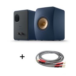 LS50 Meta + XT40i Speakerkabel 3m - Blauw hifi.eu